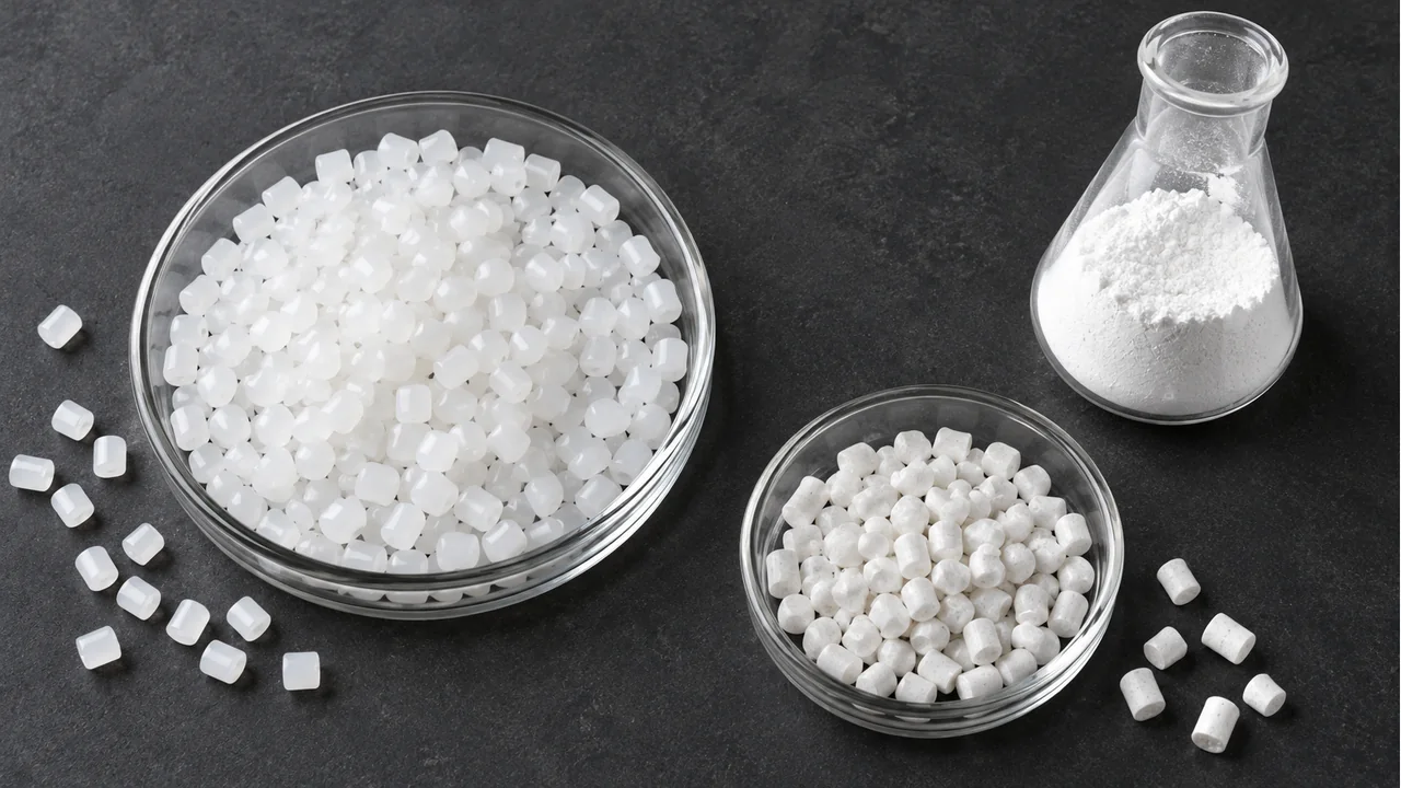 Masterbatch production materials and the material sample