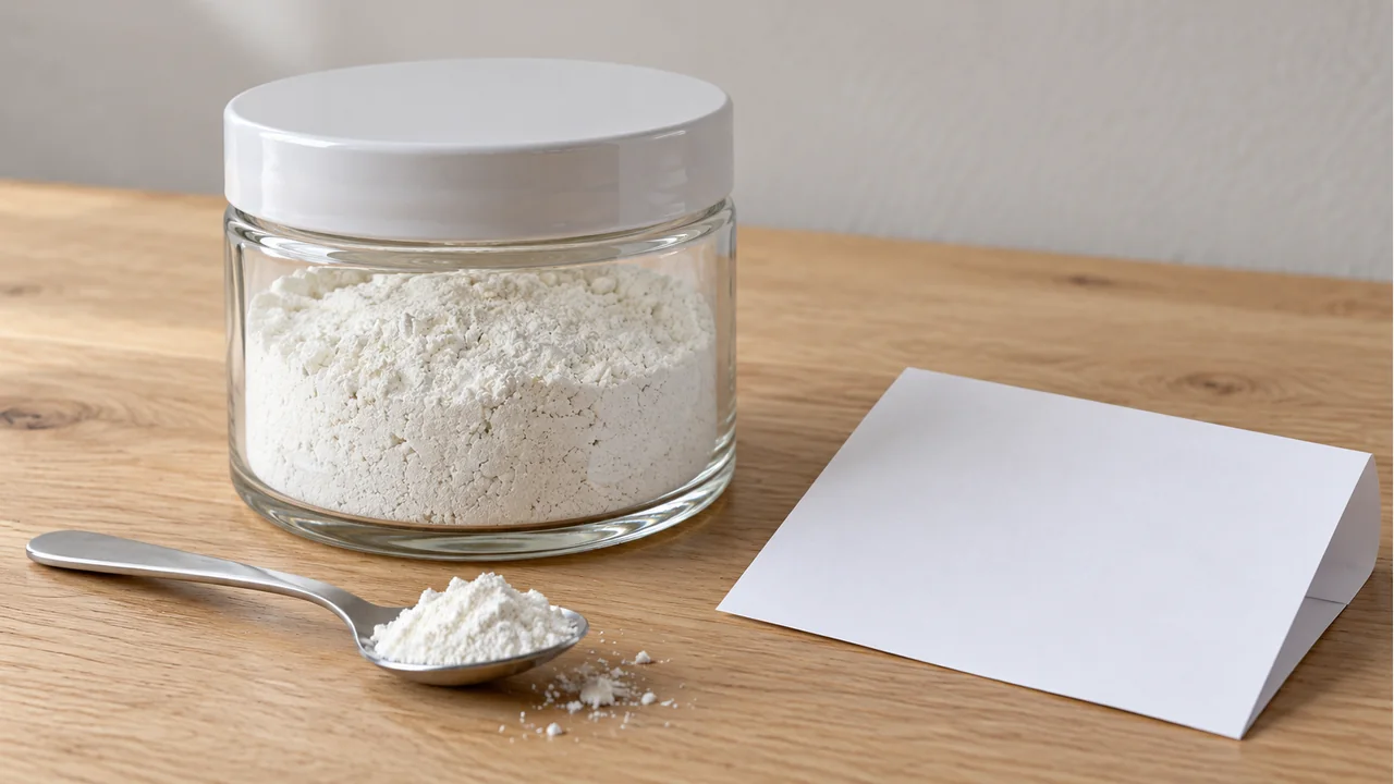 A mineral sample with blank technical-paper sheets
