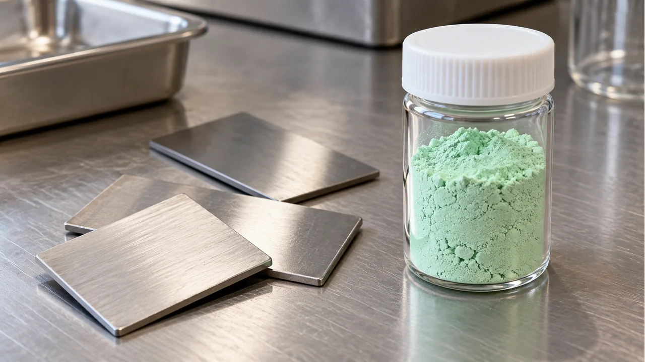 Metal-surface samples and the material sample