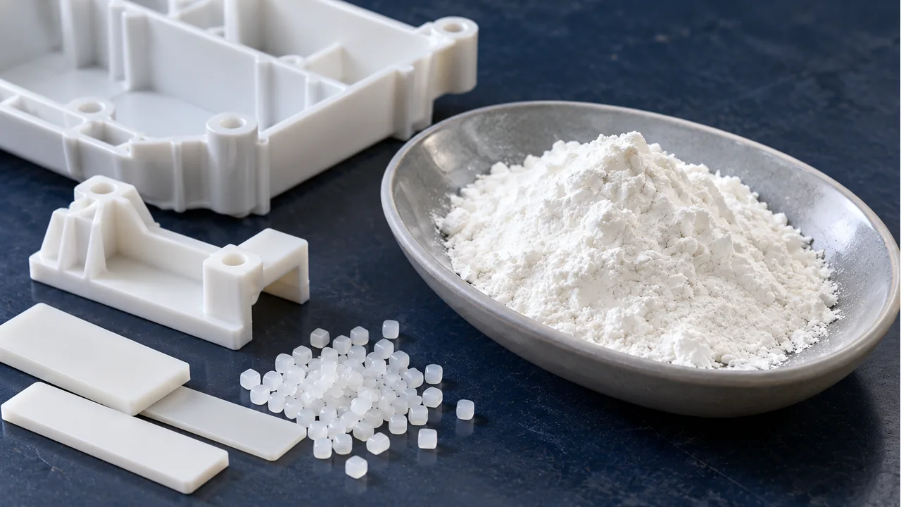 PP component samples and the material sample