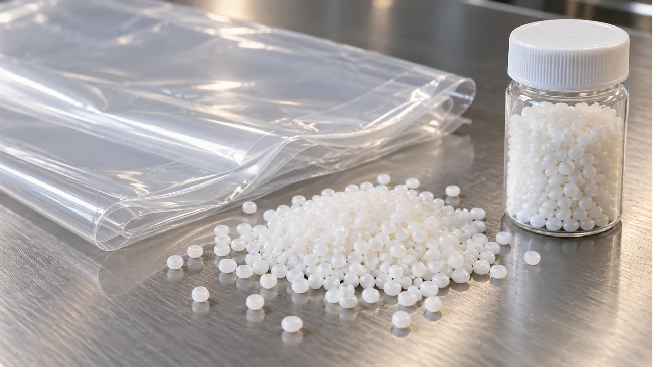 PE film samples and the material sample