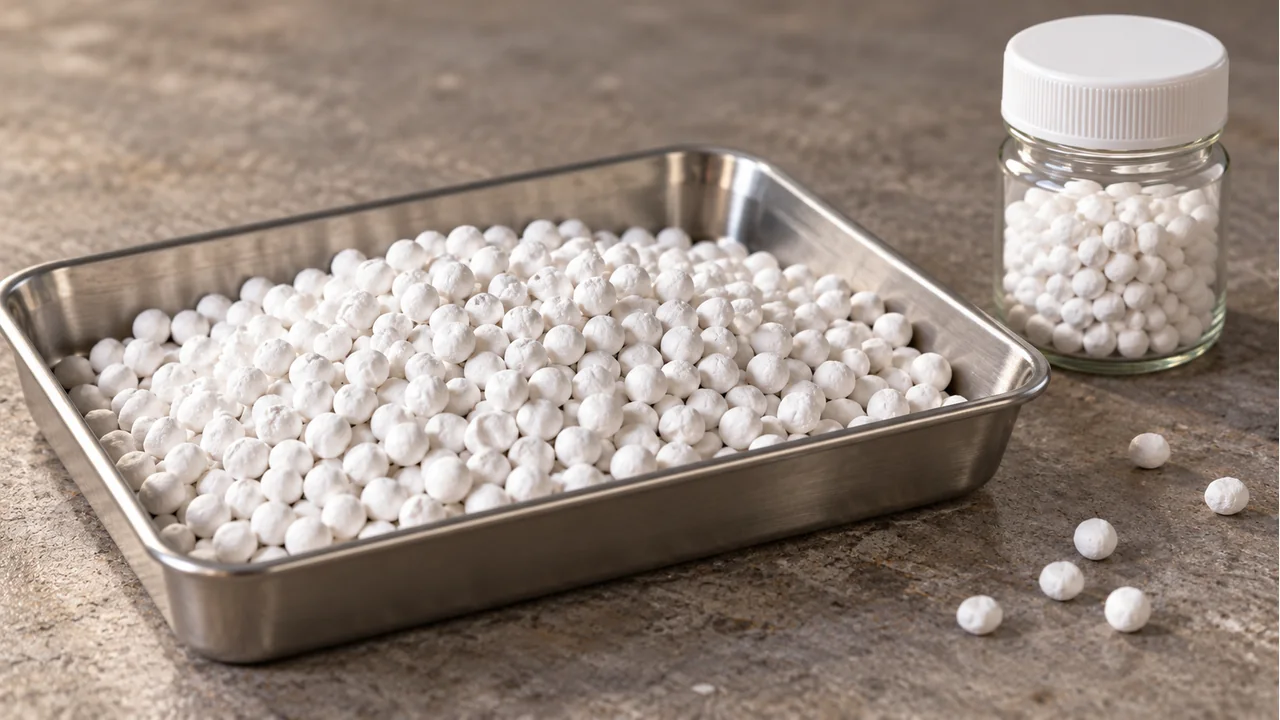 Fertilizer raw-material samples and the material sample