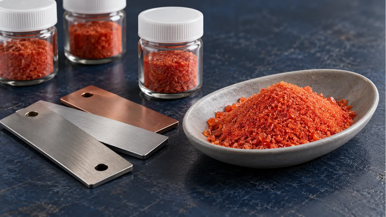 Metal-surface samples and the material sample