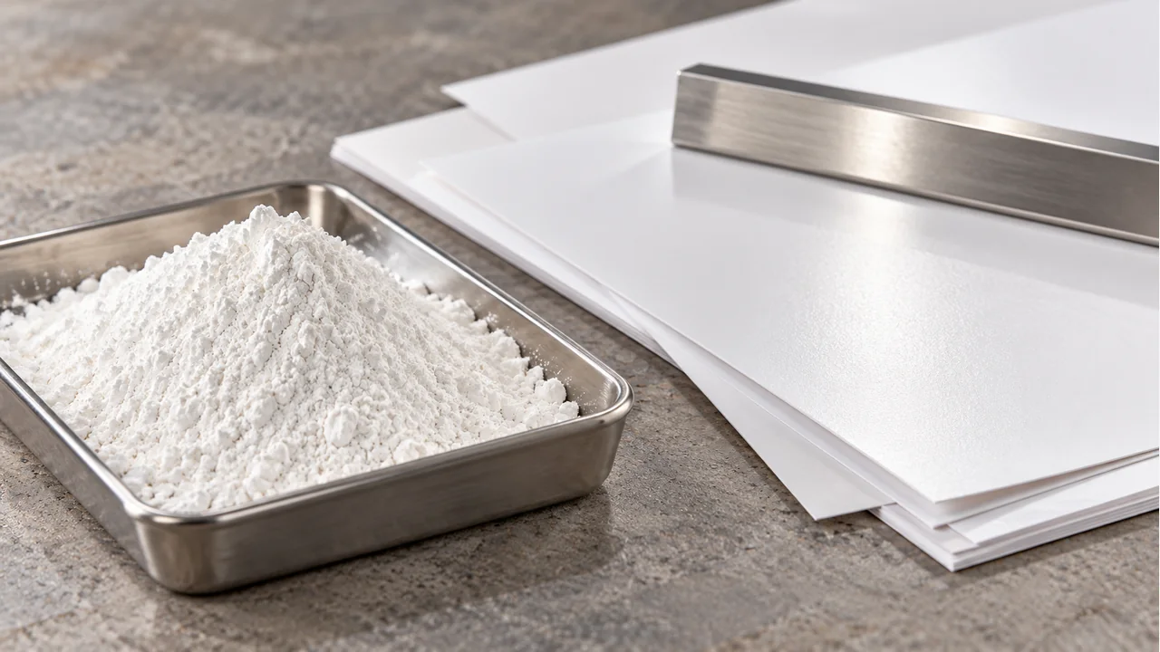 Paper surface samples and the material sample