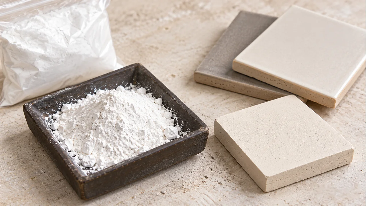 Ceramic samples and the material sample