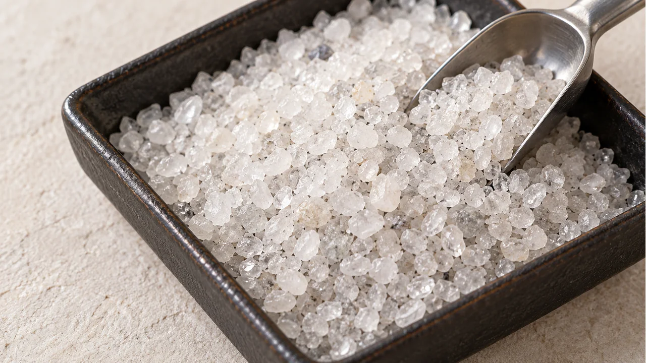 Close view of quartz grains