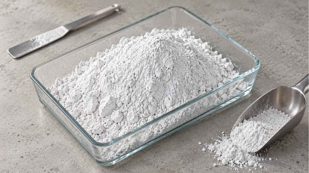 Calcium hydroxide powder with industrial sorbent samples